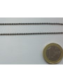 Cadena bolas 1,5mm  oro viejo