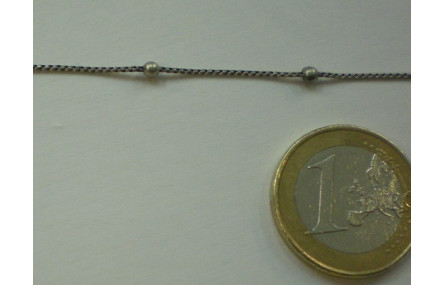 cadena con Bola de 2mm intercalada P.Vieja
