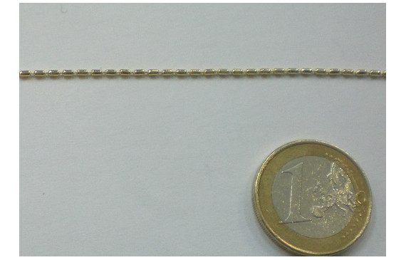 Cadena torpedos 2*1mm Oro