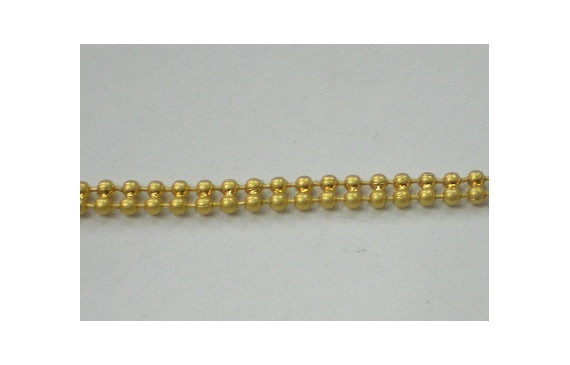 Cadena Doble bolas 1,5mm O.Mate