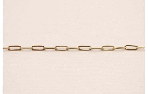 Cadena Ovalos 8,5*3,2 Oro Mate