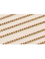 Cadena strass PP14 Cristal Naranja y Amatista