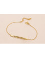 Pulsera 19cms Acero Inox. 19cms Chapita de 40*3mm