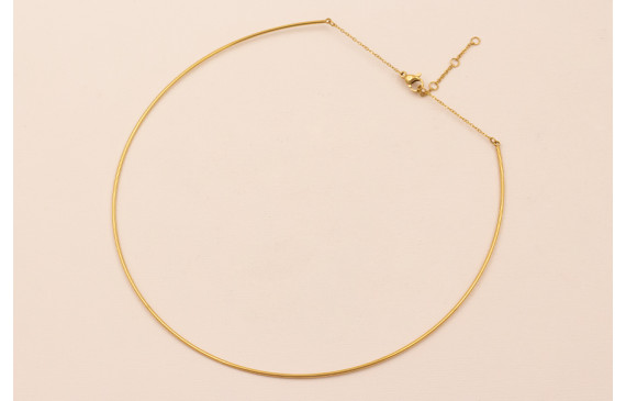 Collar Rígido de 43mm Acero Inox. Tubo de 1mm