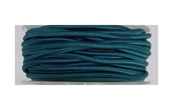 Cordón Goma Alta Calidad 3mm Azul Petróleo