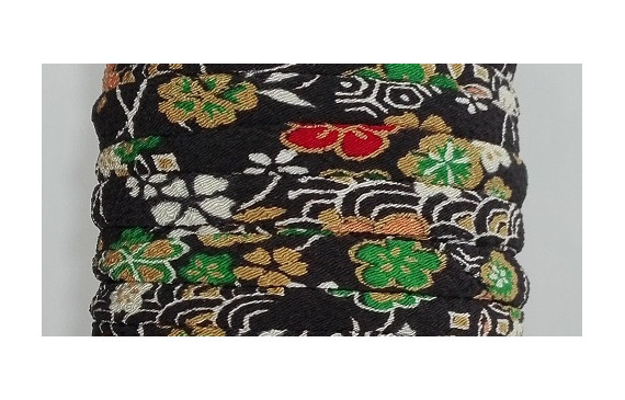 Lazo tubular  8mm diametro Negro