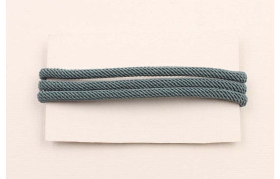 Cordón retorcido 4mm Azul piedra