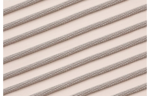 Cordón retorcido trenzado 3mm color Gris