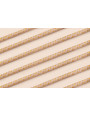 Cordón de 3mm con Hilo Dorado Color Beige