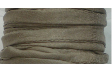 Cinta de seda Natural cosida 5-7mm Rosa Empolvado