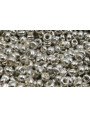 10 gramos de Abalorio cristal 3mm Plateado