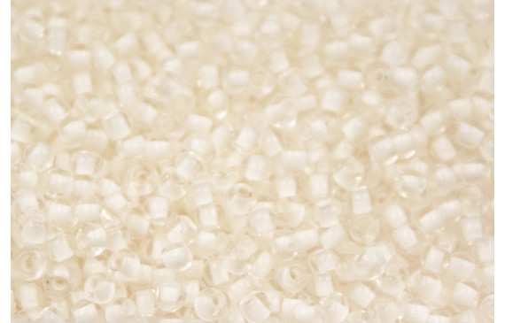 10 gramos Abalorio Blanco Transparente