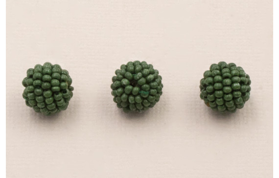 Bola abalorio 11mm Verde