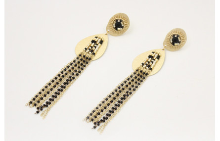 Pendinetes perno sol con aro de miyuki y brillos n