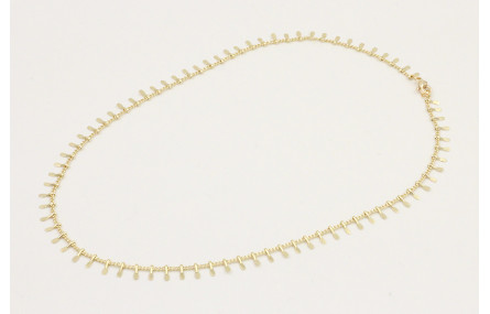 Cadena acero inoxidable 1mm con cerillas. Lasgo 40