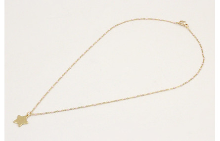 Solitario acero inoxidable cadena micro esmalte ro