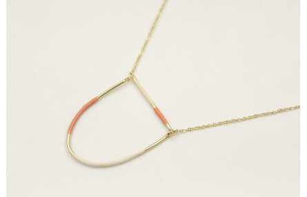 Collar de acero inoxidable con cadena de eslabón p