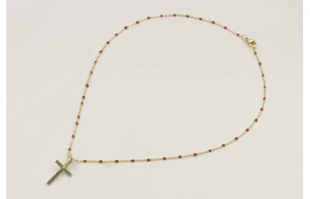 Solitario acero inoxidable cadena eslabón pequeño 