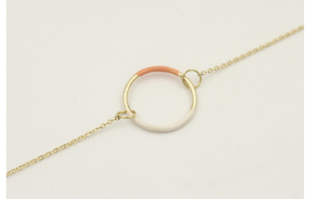 Pulsera de acero inoxidable con cadena de eslabón 