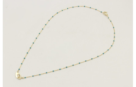 Solitario acero inoxidable cadena eslabón pequeño 