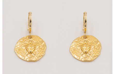 Pendientes ORO-18K-3MICRAS cierre aro seguridad co