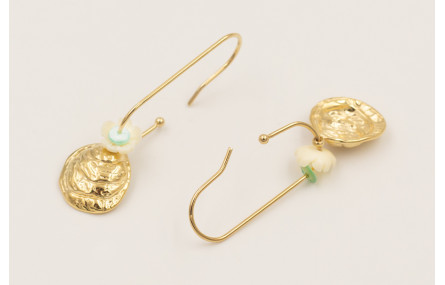 Pendientes gancho semicerrado acero inoxidable con