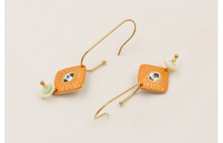 Pendientes acero inoxidable gancho semicerrado con