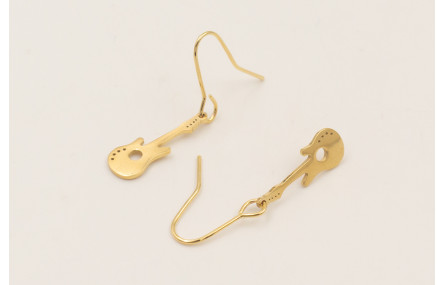 Pendientes de acero inoxidable gancho sencillo col