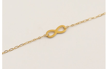 Pulsera cadena eslabón alargado de acero inoxidabl