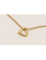 Collar cadena completo con cierre colgante corazón