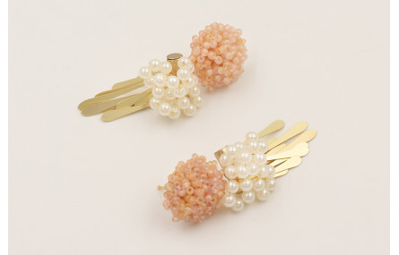 Pendientes perno disco abalorio engarzado color ar