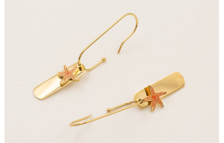 Pendientes ACERO INOXIDABLE gancho anzuelo con col