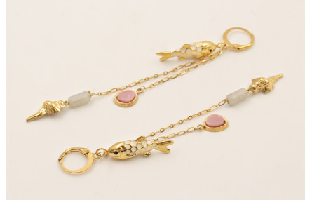 Pendientes ACERO INOXIDABLE con cierre de segurida