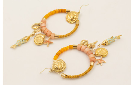 Pendientes ACERO INOXIDABLE gancho sencillo, aro g