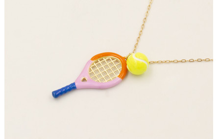 Solitario cadena eslabón pequeño dorado con colgan