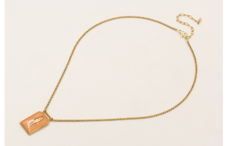 Solitario ACERO INOXIDABLE cadena aritos pequeños 