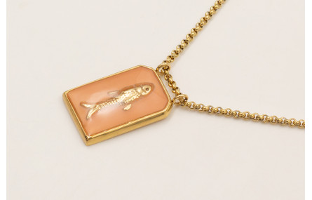 Solitario ACERO INOXIDABLE cadena aritos pequeños 