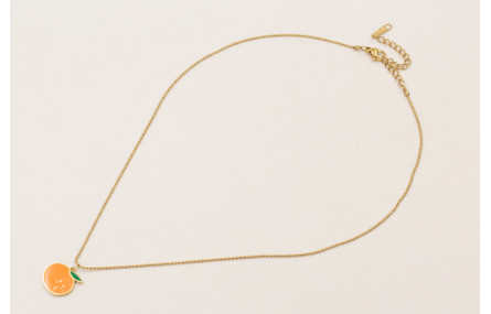 Collar completo bolitas ACERO INOXIDABLE colgante 