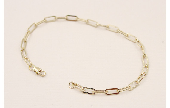 Pulsera completa 182*3,5mm Baño Oro 18K y 3 micras