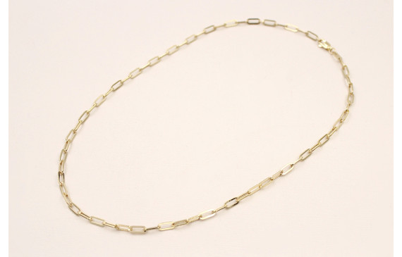 Collar completo eslabones 435*3,5mm  Oro 18K y 3M