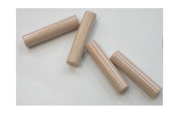 Tubo cristal Esmaltado 30*7mm Rosa viejo