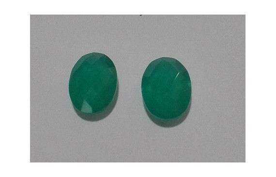 Cristal para cabujón 10,5*8,1mm Verde opal
