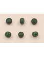 Donut Cristal 6*4mm  verde oscuro