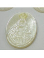 Ovalo con virgen Tallada 24*17mm