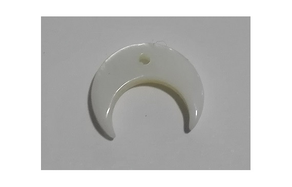 Cuerno plano nacar 13*13mm