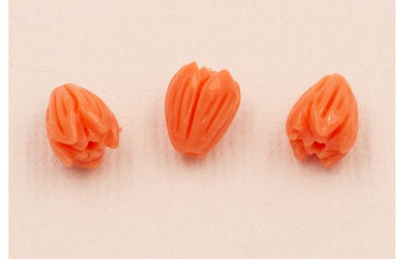 Flor Resina de Coral 8*6mm Color Coral