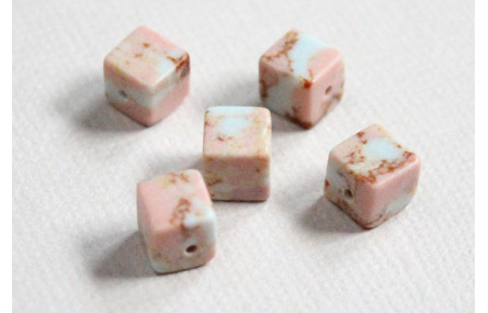 Cubo Jade 6*1*6,1 Rosa vetas