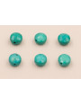 Disco Facetado Turquesa 10*10mm