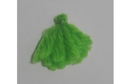 Pompon Lana 15mm verde Fosforito