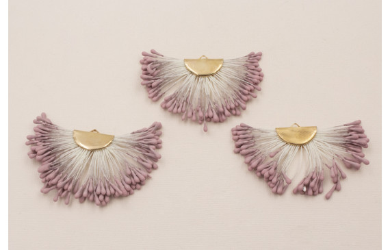 Colgante estambres color Morado